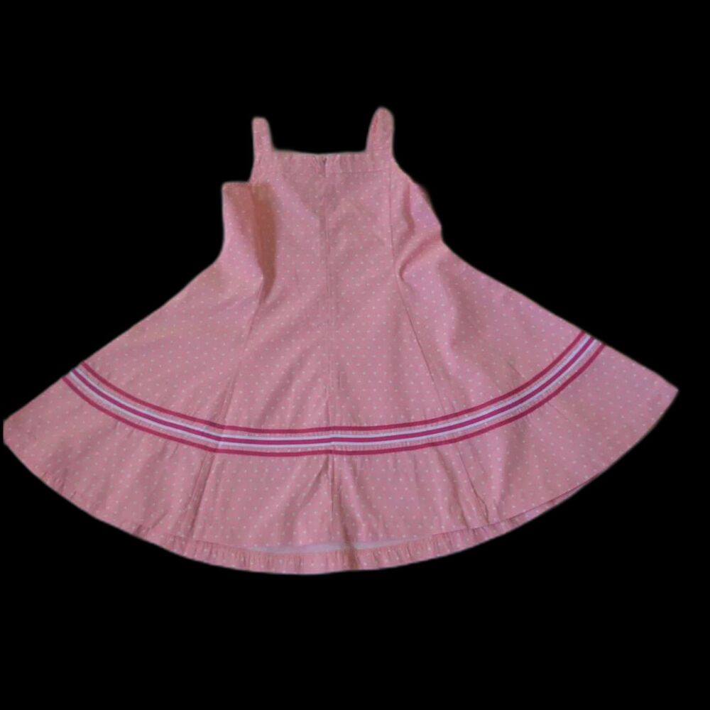 NEW Gymboree kids girls dress 18-24 2T 2 Candy Apple pink white polka dot tank - Picture 3 of 3